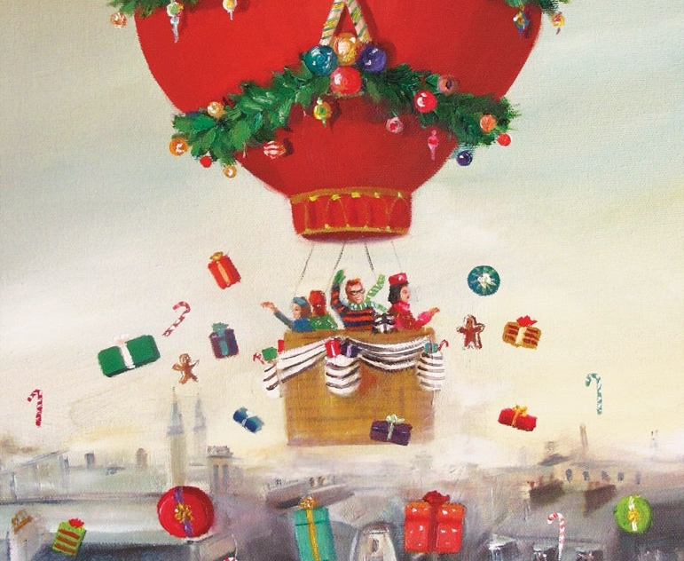 Christmas Balloon Ride 500 Piece Jigsaw Puzzle