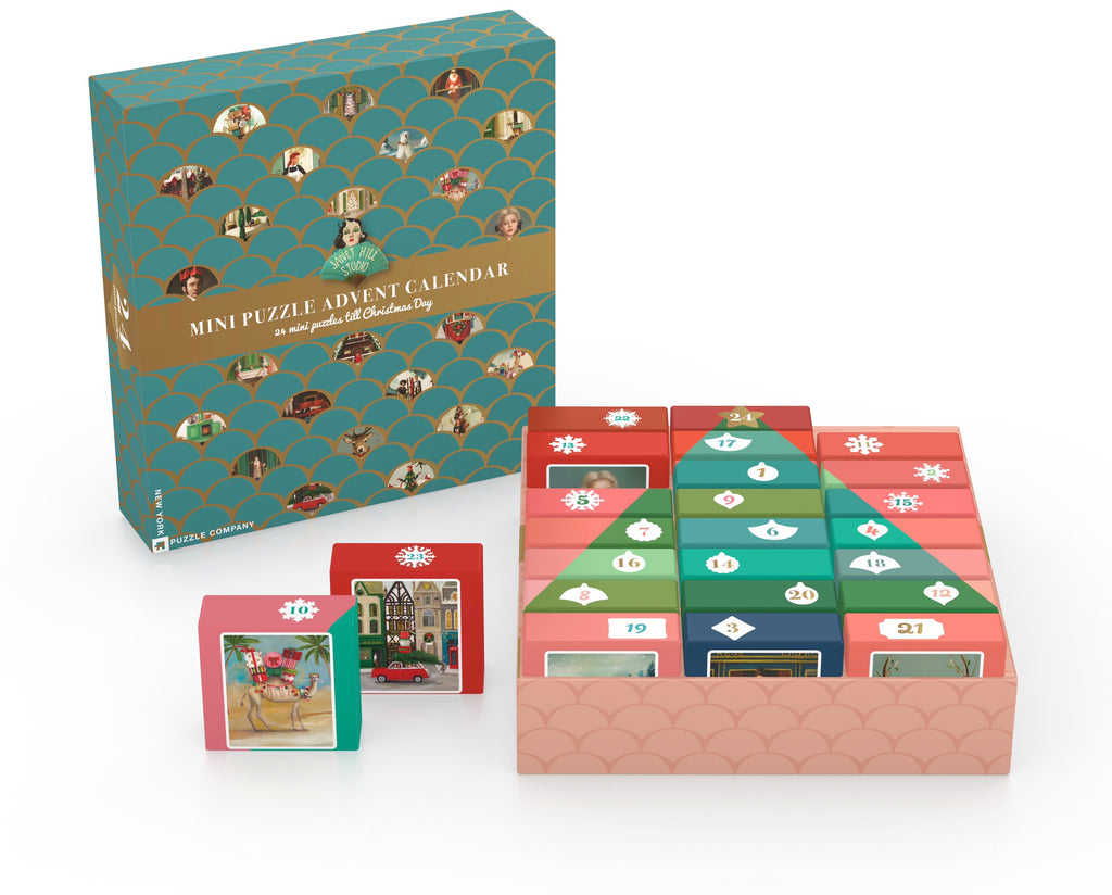 Janet Hill Advent Calendar - Set of 24 Mini Puzzles – New